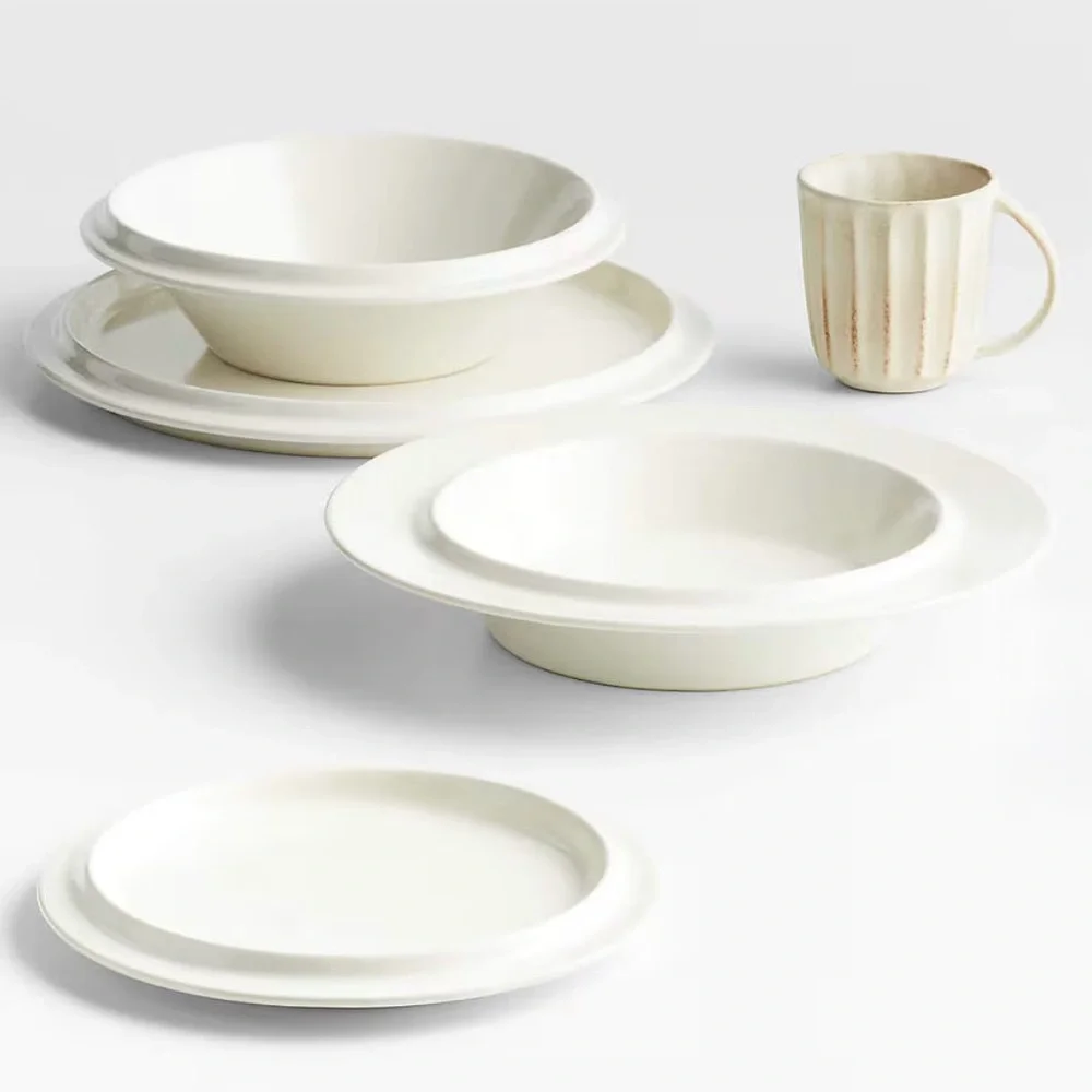 Crate&Barrel Pile Parfaite Salad Plate by Athena Calderone Collection